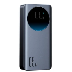 Powerbank Joyroom JR-PBF05 Pro 30000mAh 65W з цифровим дисплеєм 2x USB-C 1x USB-A Black (6956116749279)