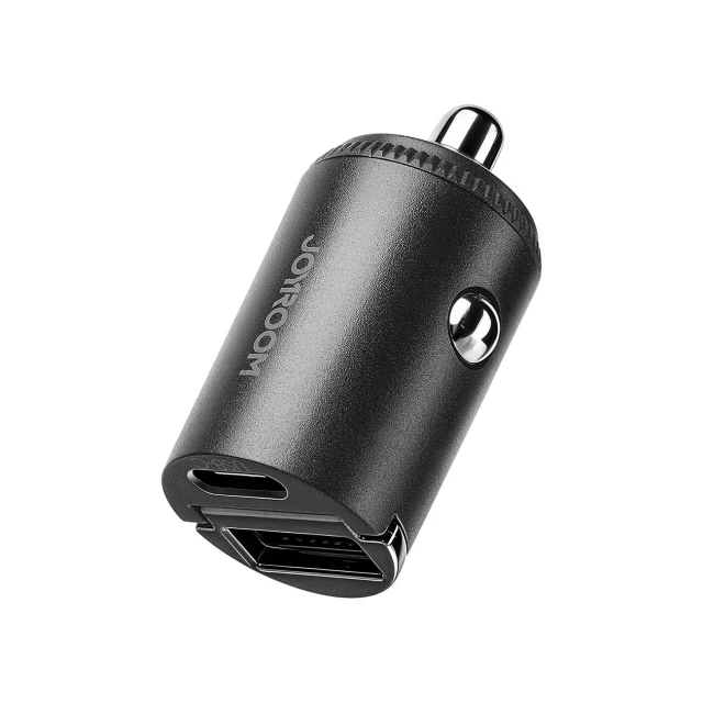 Автомобільний зарядний пристрій Joyroom JR-CCN18 65W A+C Pull-Ring Style Mini Black (6956116749576)
