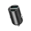Автомобільний зарядний пристрій Joyroom JR-CCN18 65W A+C Pull-Ring Style Mini Black (6956116749576)