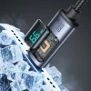 Кабель Joyroom Prism Series Digital Display USB-C to USB-A 1.2m 66W Black (S-AC066A16)