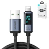 Кабель Joyroom Prism Series Digital Display USB-A to Lightning 1.2m Black (S-AL012A16)