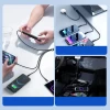 Кабель Joyroom 4-in-1 USB-A to USB-C/2xLightning/Micro-USB 1.2m Black (S-1T4018A18l)