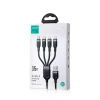 Кабель Joyroom 4-in-1 USB-A to 2xUSB-C/Lightning/Micro-USB 1.2m Black (S-1T4018A18c)