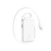 Powerbank Joyroom 35W 10000mAh з кабелем USB-C та Lightning Білий (6956116762155)