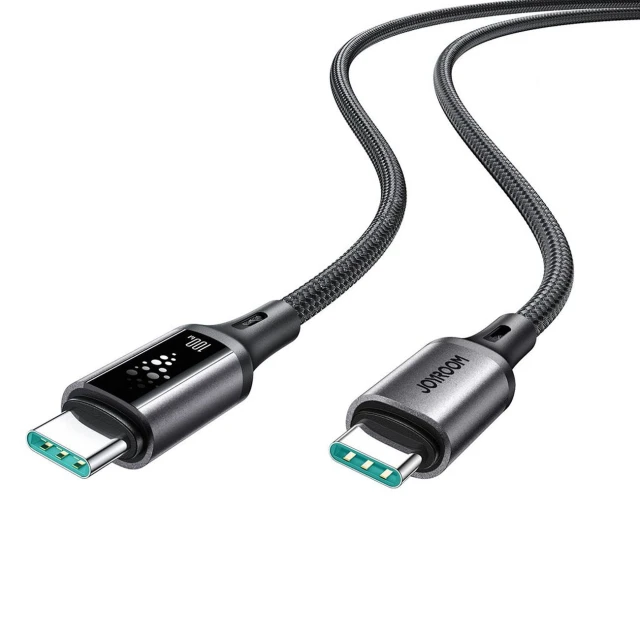 Кабель Joyroom StarTalk 100W USB-C - USB-C 1.2m Черный (6956116762339)