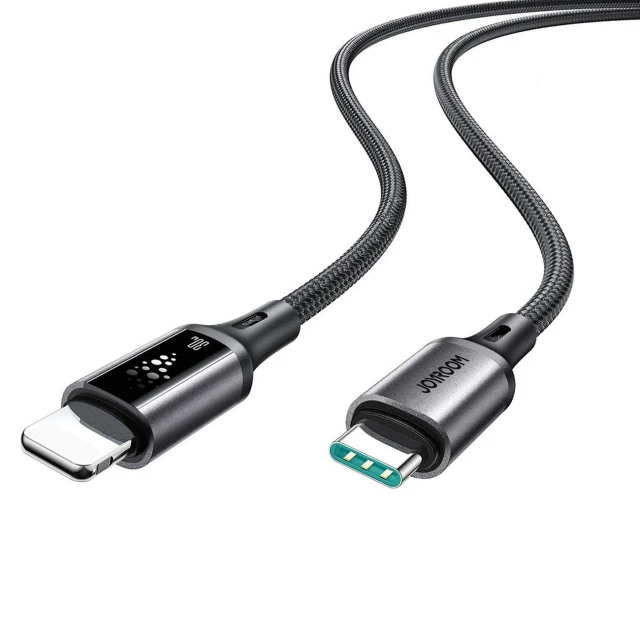 Кабель Joyroom StarTalk S-A60 30W USB-C - Lightning 1.2m Black (6956116762346)