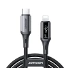 Кабель Joyroom StarTalk S-A60 30W USB-C - Lightning 1.2m Black (6956116762346)