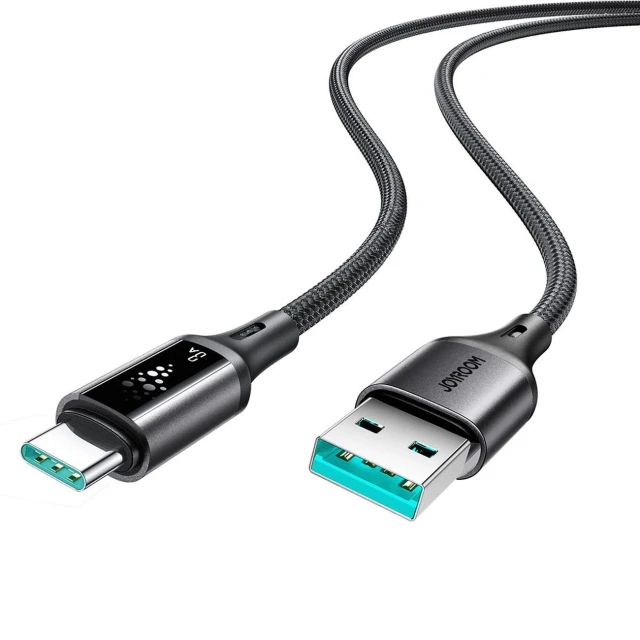 Кабель Joyroom StarTalk 3A USB-A - USB-C 1.2m Чорний (6956116762353)