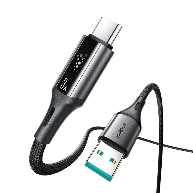 Кабель Joyroom StarTalk 3A USB-A - USB-C 1.2m Чорний (6956116762353)