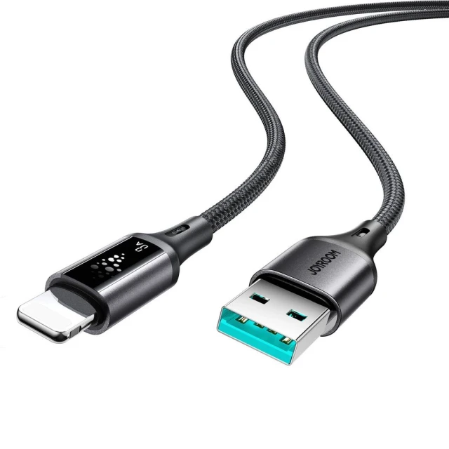 Кабель Joyroom StarTalk 3A USB-A - Lightning 1.2m Чорний (6956116762360)