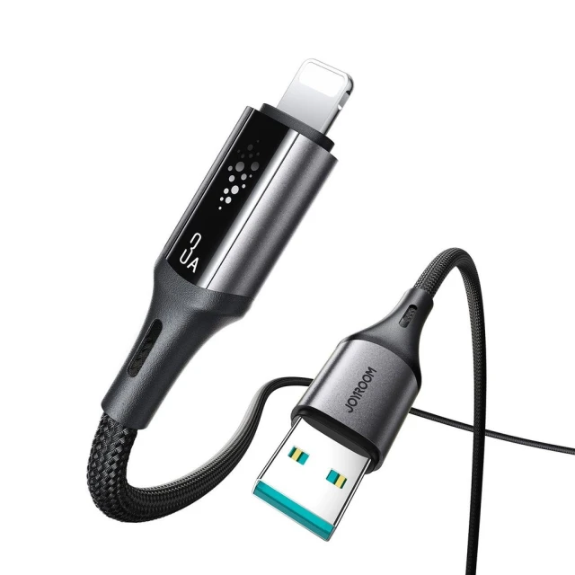 Кабель Joyroom StarTalk 3A USB-A - Lightning 1.2m Чорний (6956116762360)