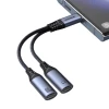 Адаптер Joyroom DAC USB-C to 2xUSB-C Black (SY-C03)
