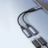Адаптер Joyroom DAC USB-C to 2xUSB-C Black (SY-C03)