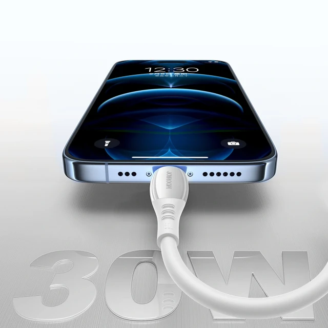 Кабель Joyroom S-A59 Vibrant Series 30W USB-C - Lightning 1.2m Білий (6956116764920)