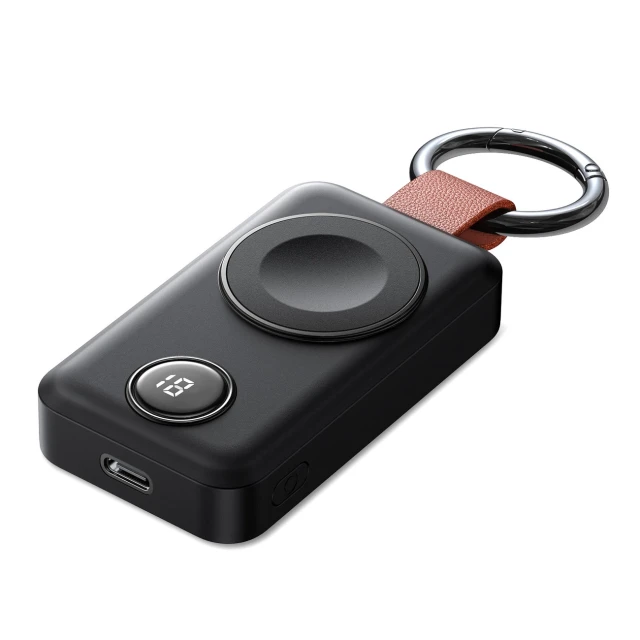 Бездротовий портативний зарядний пристрій Joyroom 2000mAh 3W для Apple Watch Black (JR-WQW01)