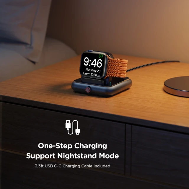 Бездротовий зарядний пристрій Joyroom USB-C 5W для Apple Watch Black (JR-WQW03)