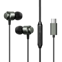 Навушники Joyroom In-ear Headphones USB-C Grey (JR-EC06 Dark Gray)