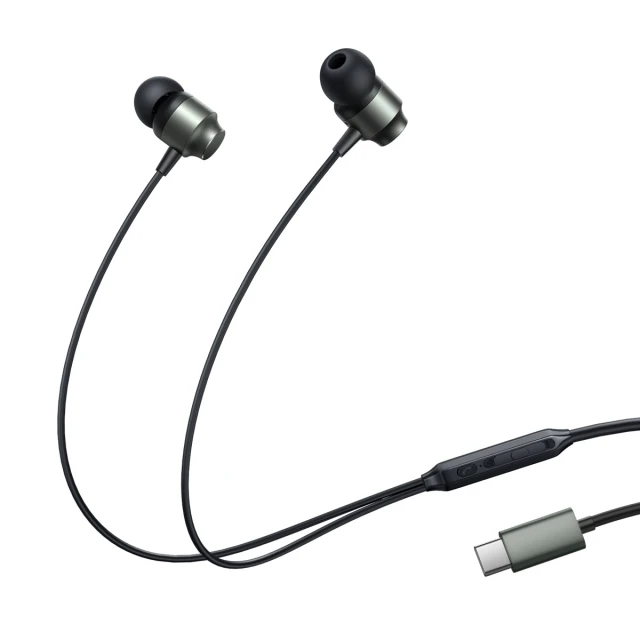 Навушники Joyroom In-ear Headphones USB-C Grey (JR-EC06 Dark Gray)