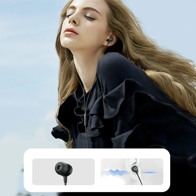 Навушники Joyroom In-ear Headphones USB-C Grey (JR-EC06 Dark Gray)