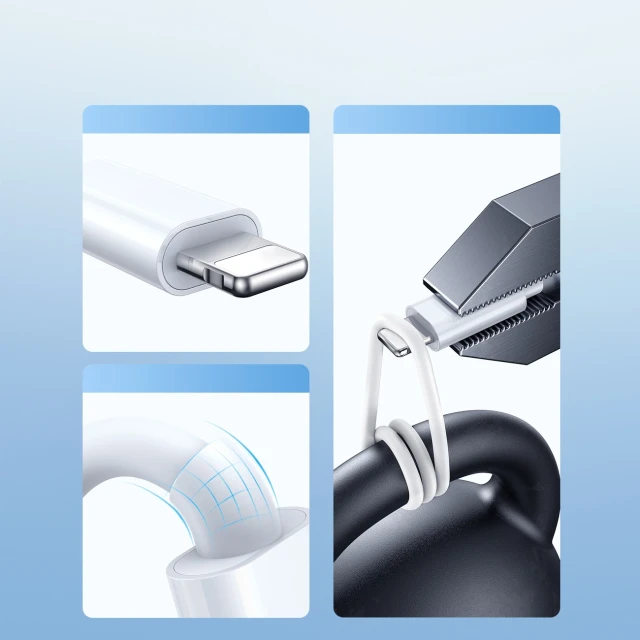 Кабель Joyroom USB-A to Lightning/USB-C/Apple Watch 1.2 m White (S-IW008 White)