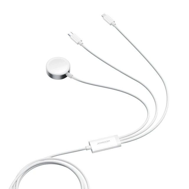 Кабель Joyroom USB-A to Lightning/USB-C/Apple Watch 1.2 m White (S-IW008 White)