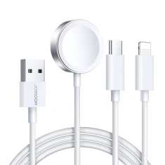 Кабель Joyroom USB-A to Lightning/USB-C/Apple Watch 1.2 m White (S-IW008 White)