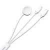 Кабель Joyroom USB-A to Lightning/USB-C/Apple Watch 1.2 m White (S-IW008 White)