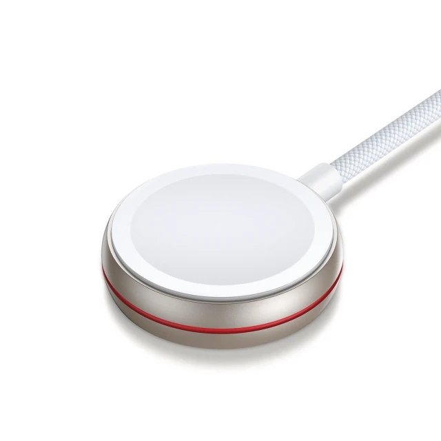 Зарядний кабель Joyroom Inductive Charger для Apple Watch 1.2 m White (S-IW01)