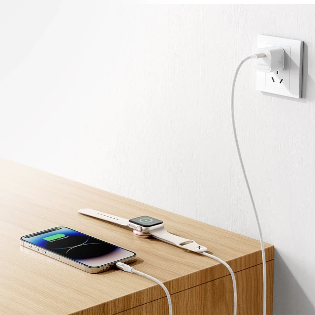 Зарядный кабель Joyroom Inductive Charger USB-C to Lightning/Apple Watch 1.5 m White (S-IW012)