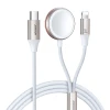 Зарядный кабель Joyroom Inductive Charger USB-C to Lightning/Apple Watch 1.5 m White (S-IW012)