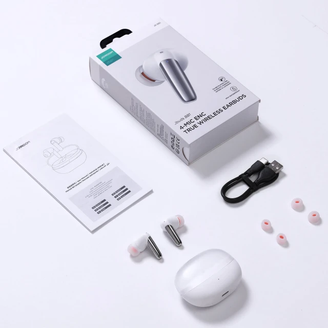Бездротові навушники Joyroom Jbuds Series JR-BB1 TWS White (6956116772680)