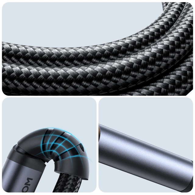 Кабель Joyroom Mini Jack 3.5mm to Mini Jack 3.5mm 1.2 m Black (SY-A08 Black_1.2m)