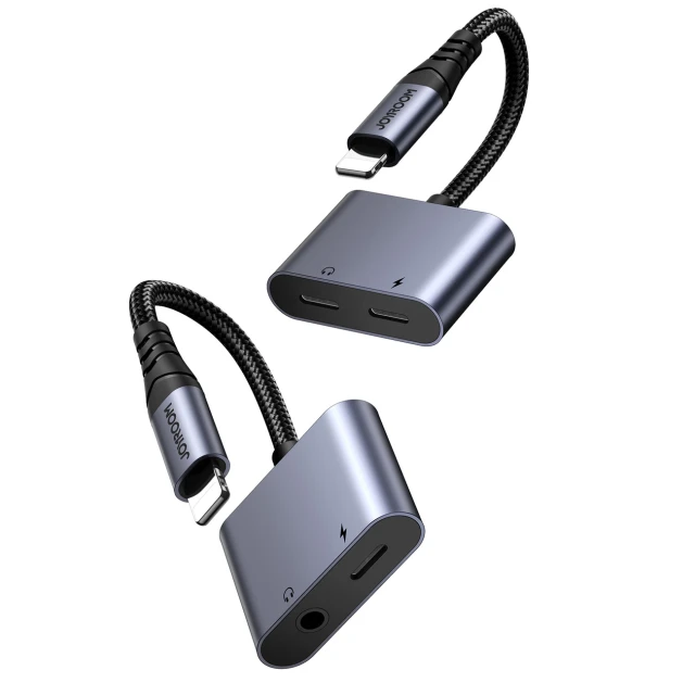 Адаптер Joyroom DAC Lightning to 2xLightning Black (SY-L02)