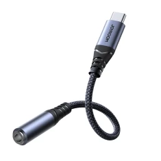 Адаптер Joyroom DAC USB-C to Mini Jack 3.5 mm Black (SY-C01)