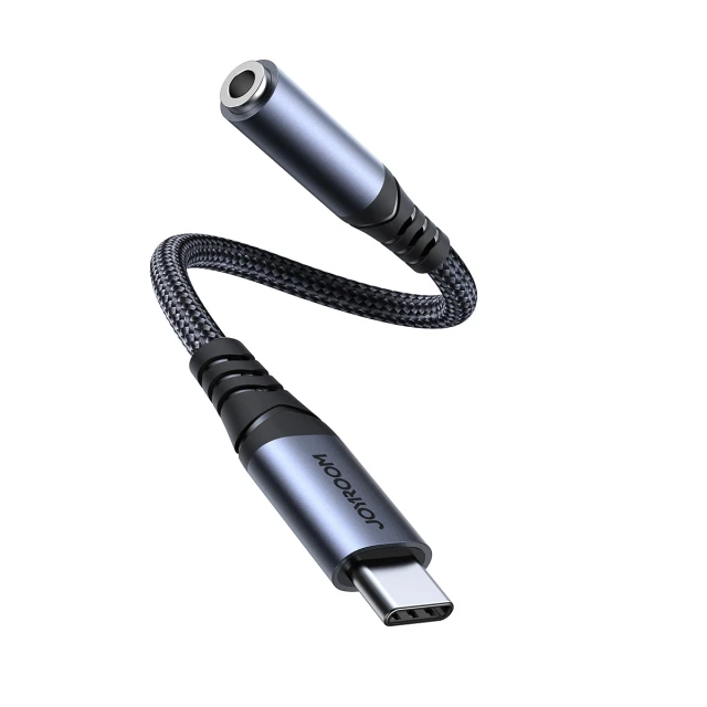 Адаптер Joyroom DAC USB-C to Mini Jack 3.5 mm Black (SY-C01)