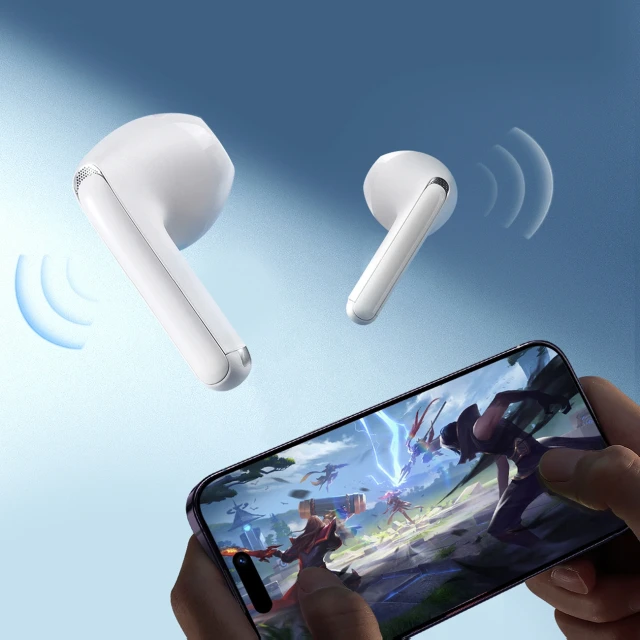 Навушники бездротові Joyroom Funpods Bluetooth 6.0 TWS White (6956116780425)