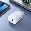 Сетевое зарядное устройство Joyroom JR-TF4 18W с кабелем 3A USB-A - USB-C 1m White (6956116780906)