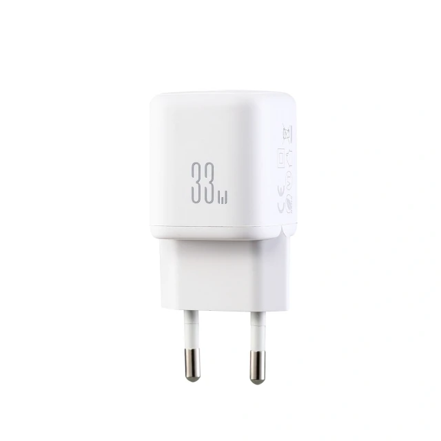 Зарядний пристрій Joyroom JR-TG7 33W USB-A + USB-C White (6956116781132)
