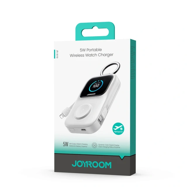 Бездротова зарядка Joyroom JR-W19 5W для Apple Watch White (6956116781507)