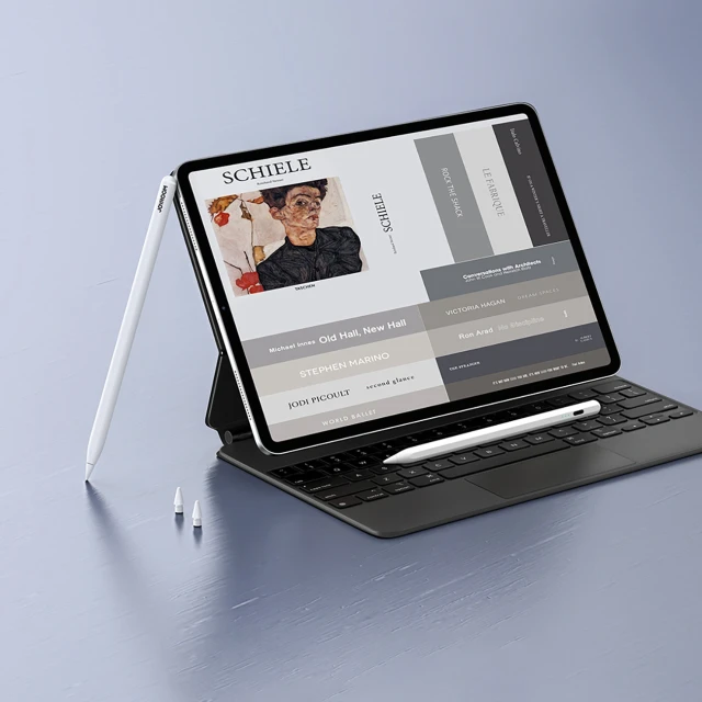 Активний стилус Joyroom JR-X9S Pro з 2 змінними наконечниками White (6956116781521)