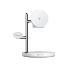 Бездротова зарядка Joyroom JR-W23 Qi2 4-в-1 Біла (6956116782191)