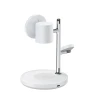 Беспроводная зарядка Joyroom JR-W23 Qi2 4-в-1 Белая (6956116782191)