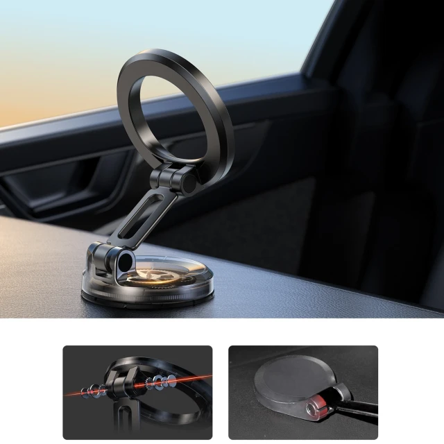 Автотримач Joyroom JR-ZS505 Black with MagSafe (JR-ZS505)