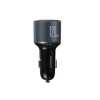 Автомобільний зарядний пристрій Joyroom 120W 2xUSB-C/USB-A with USB-C to USB-C Cable 100W Dark Grey (JR-CCN07)