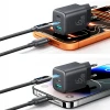 Зарядний пристрій Joyroom JR-TO1 GaN 45W USB-C Lightning USB-A Black (6956116790929)