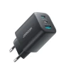Зарядний пристрій Joyroom JR-TO1 GaN 45W USB-C Lightning USB-A Black (6956116790929)