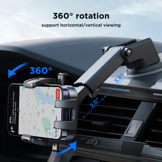 Автотримач Joyroom Car Phone Holder Dashboard Black (JR-OK6)