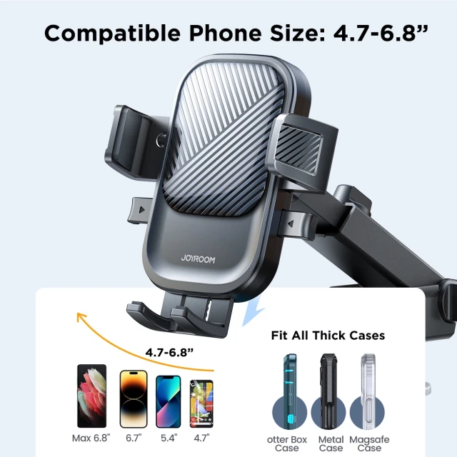 Автотримач Joyroom Car Phone Holder Dashboard Black (JR-OK6)