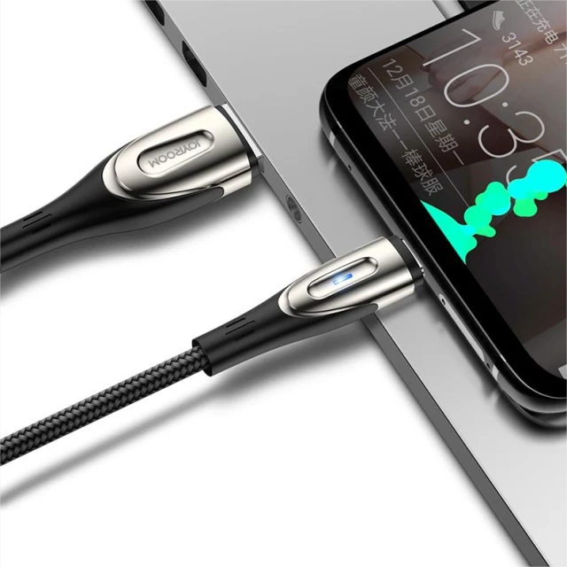 Кабель Joyroom Sharp Series Fast Charging USB-A to Lightning 1.2m Black (S-M411-12m lightning black)