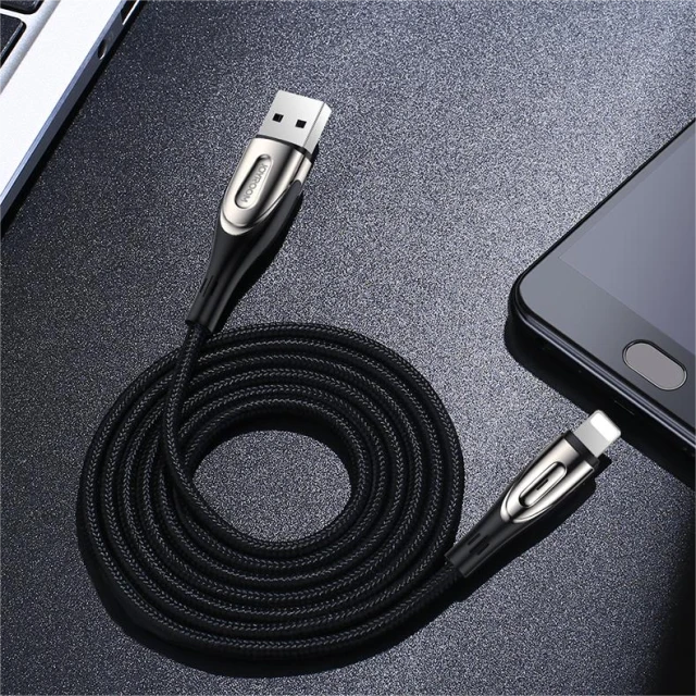 Кабель Joyroom Sharp Series Fast Charging USB-A to Lightning 1.2m Black (S-M411-12m lightning black)